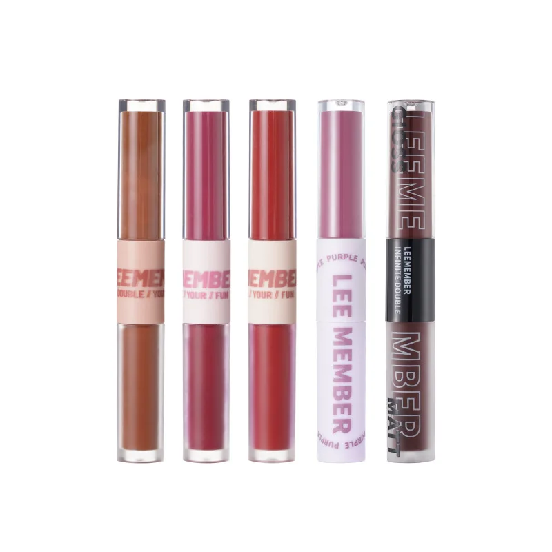 

LEEMEMBER потертость измельченная ледяная вода легкая глазурь для губ с двойной головкой блеск для губ туманная глазурь для губ с двойной головкой