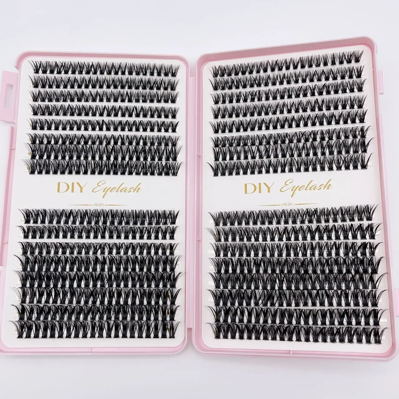 Dicke & Flauschige DIY Cluster-Wimpern 30D/100D Gemischte Dichte Gemischte Länge Einzelne Wimpernverlängerung – Detail 6