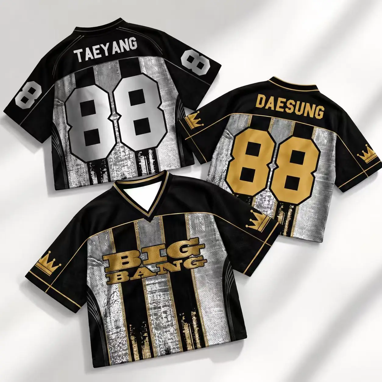 Summer Men Women Bigbang 2026 World Tour Mixed Jersey Short Sleeve T-Shirt Causal Streetwear Concert Fans Jersey Family Kids Tee