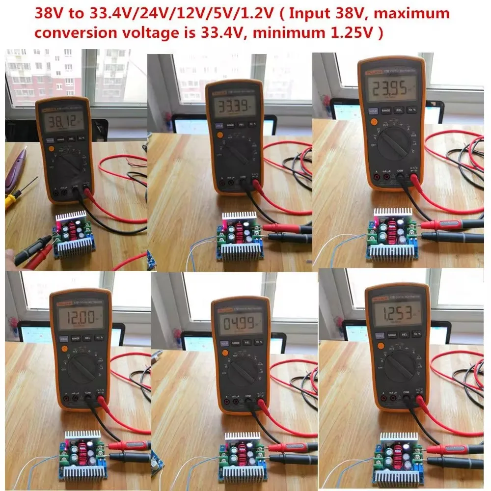 20A 300W CC CV Step Down Module DC 6-40V to 1.2-36V Voltage Regulator Buck Converter Constant Current Power Supply Module