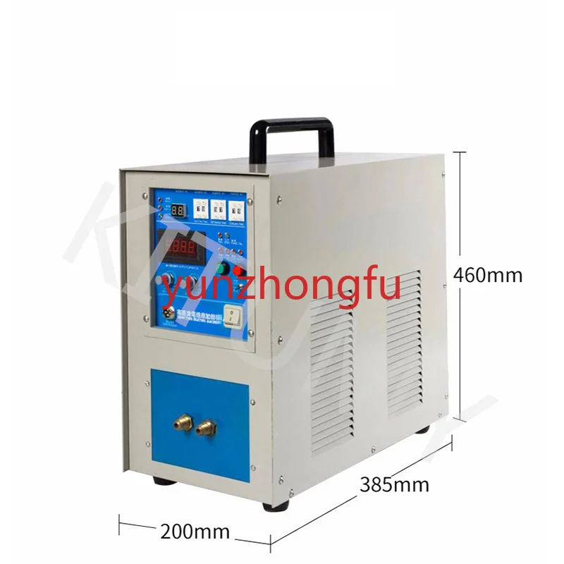 Melting Furnace Iron Welder Heat Treatment Forging 15KW 220V High Frequency Induction Heating Machine Quenching