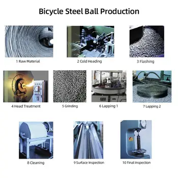 144/20 יחידות מיסבים כדוריים רופפים מפלדת פחמן לאופניים בקוטר 1/4 1/8 3/8 3/16 5/16 5/32 אינץ' 5 מ 8 best sales מיסבים כדוריים - №3