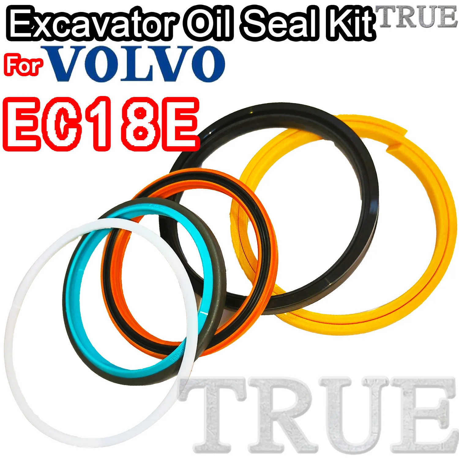 For EC18E VOLVO Oil Seal Excavator Repair Kit Blade TRAVEL Joystick Engine O-ring Cylinder BOOM ARM Bucket Hydraulic Pump Digger