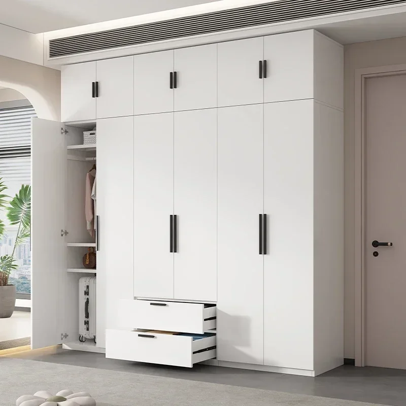 Storage Drawer Wardrobes White Organizer Foldable Simple Wardrobes Nordic Placards Ouverts Almirah for Clothes Home Furniture