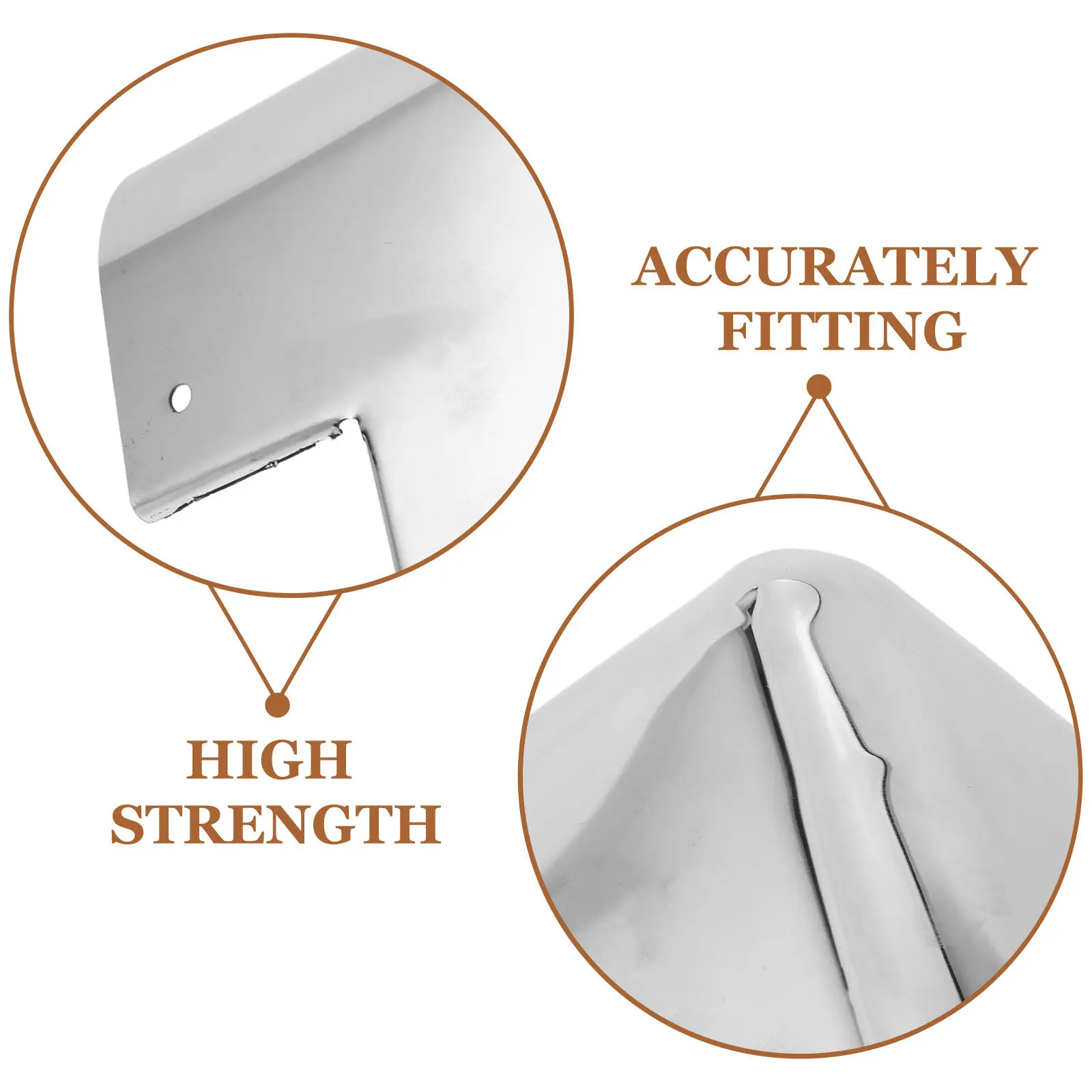 Stainless Steel Flatbed Corner Protector Metal Edge Guard for Truck Bed Cargo Protection Cold Storage Truck Corner Protector