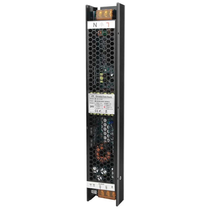 200W Dimming Power Supply Aluminum Alloy Housing Support SCR 0-10V PWM DALI Control Method24V/8.3A