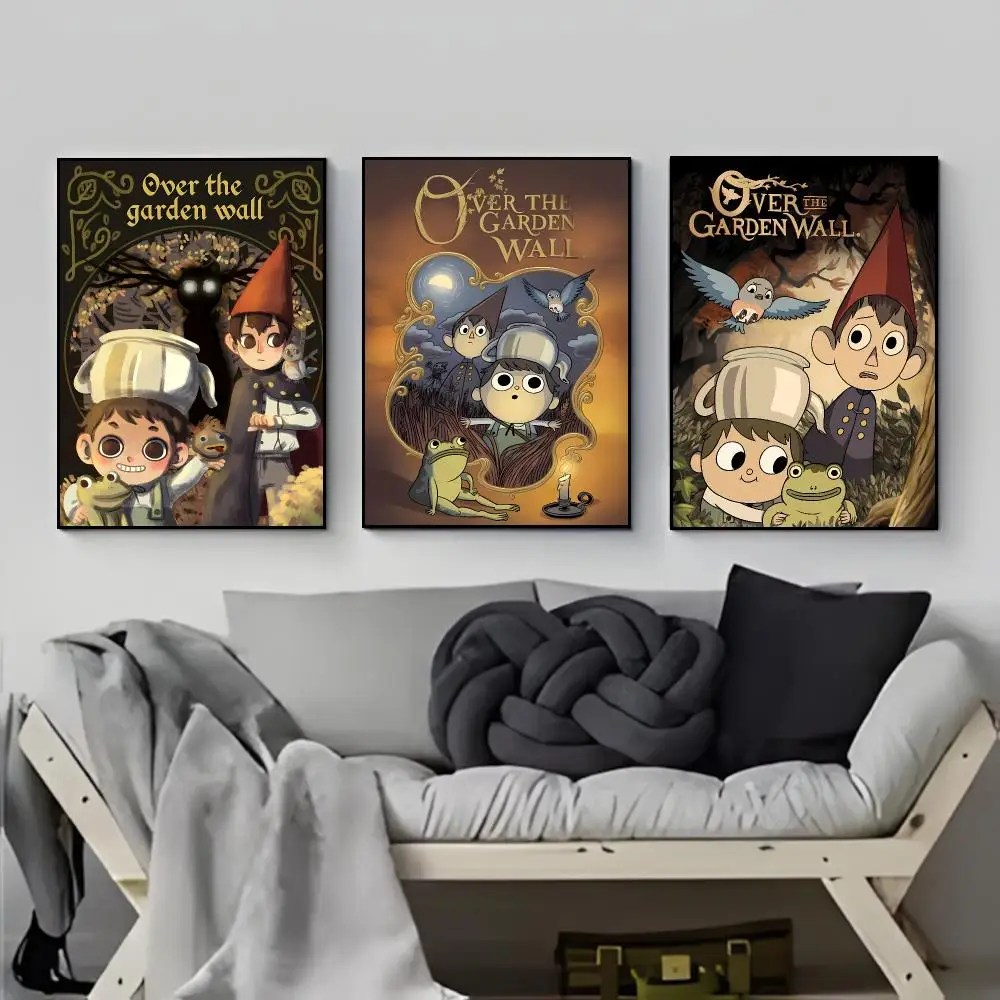 Whimsical Animated Series O-Over The Garden Wall Poster Elegant Indoor Artwork Design & Contemporary Home Decor