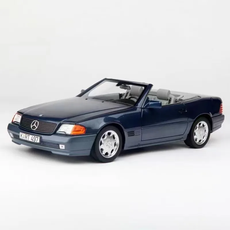 NOREV 1/18 For Mercedes-Benz 500SL 1989 Model Car Diecast Metal Boys Birthday Gifts Hobby Display Collection Ornaments Blue