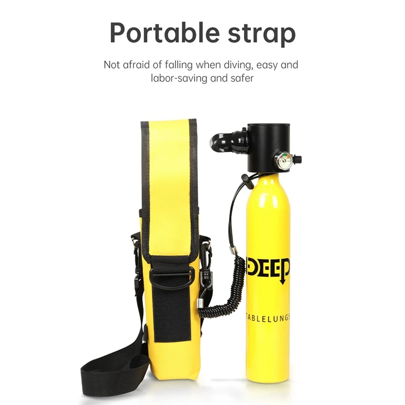 T81C DIDEEP 0.5L X3000 ポータブルスキューバダイビング機器酸素タンクエアシリンダー圧力計計器ダイビング機器