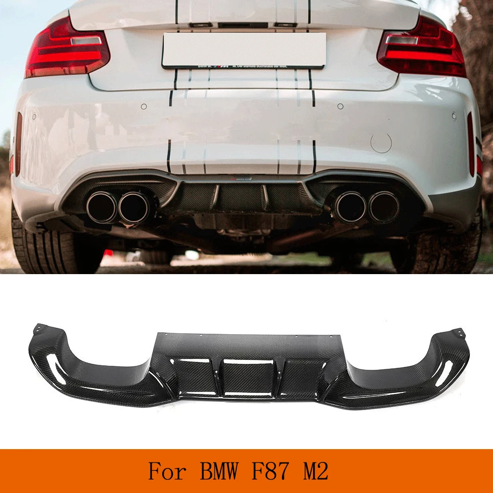 

Carbon Fiber Rear Body Kit Bumper Lip Diffuser for BMW 2 Series F87 M2 M2C 2016-2020 Car Styling Back Diffuser Lip