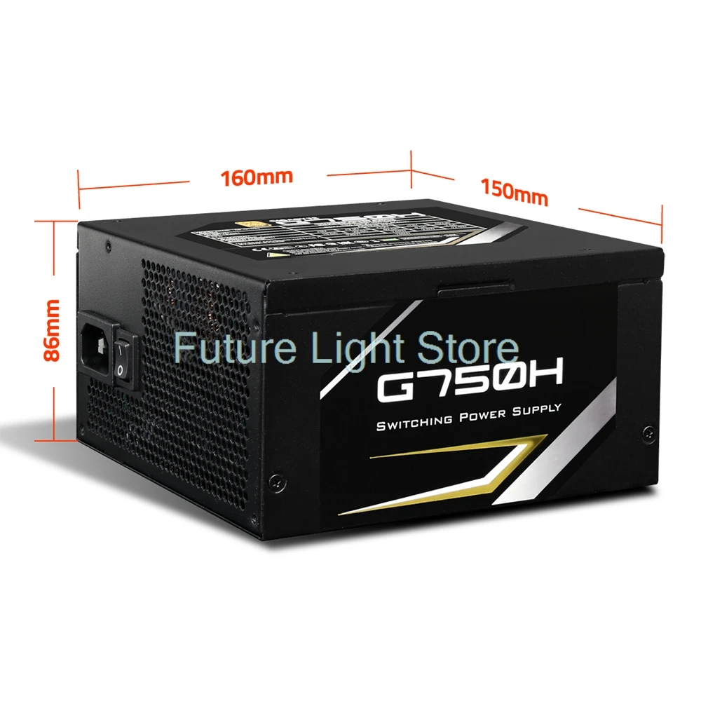 G750H 750W Form Factor ATX 12V Active PFC 47-63Hz 80PLUS Gold Power Supply Works Perfectly Fast Ship