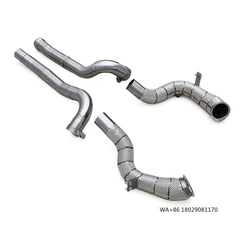 

Заводской теплозащитный выхлопной патрубок (даунпайп) для GT/GTS 4.0 2014-2023, OEM, из нержавеющей стали, с функцией свободного потока