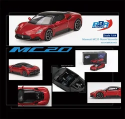 BBR 1:64 Maserati MC20 Rosso Vincente Red Diecast Model Car