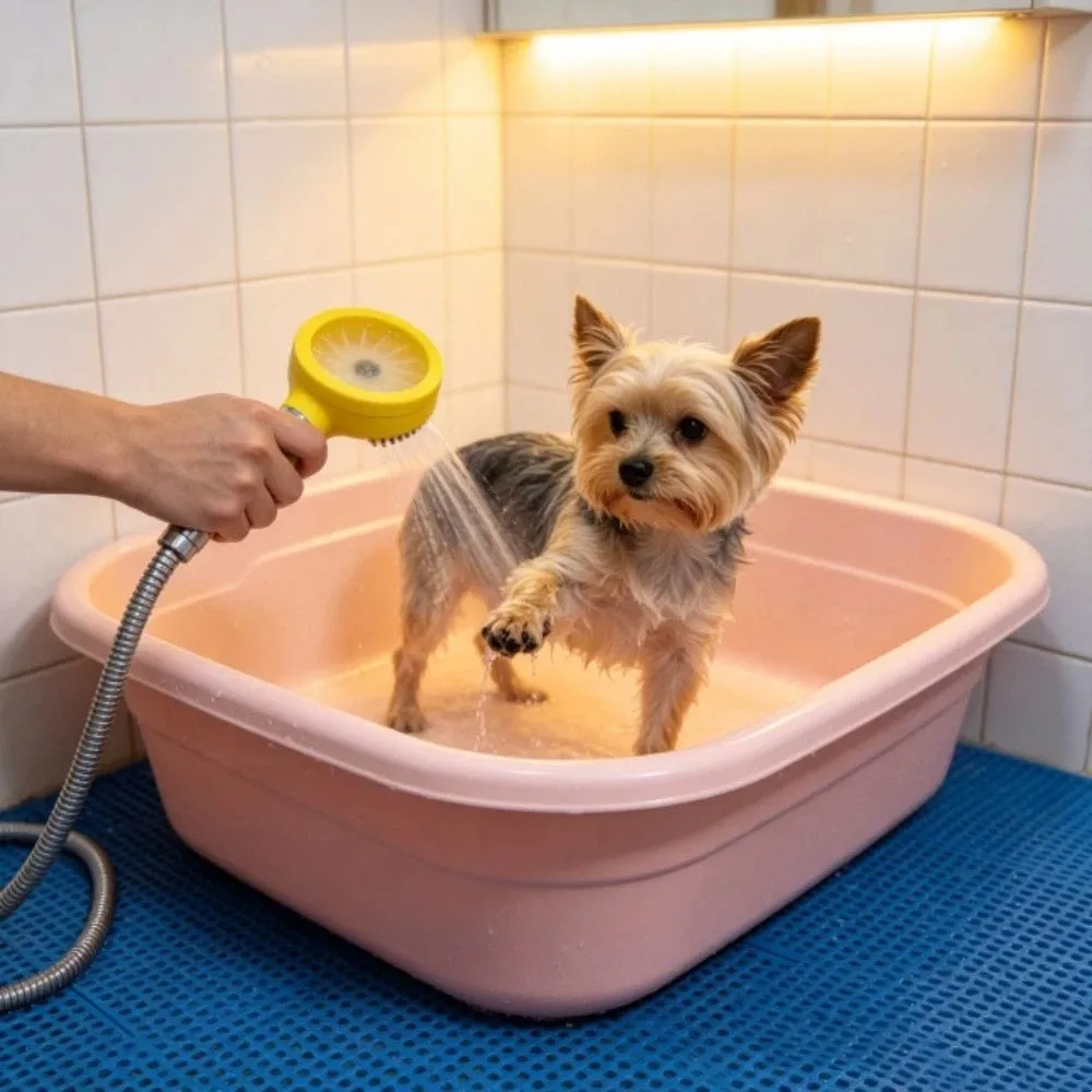 

3D Printed Craft Pet Paw Cleaner Smooth Surface Fine Workmanship Pet Foot Washing Sprinkler Water Spray Design
