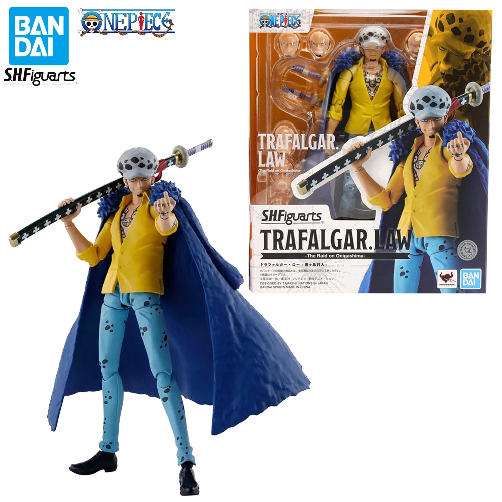 

[In-Stock] Bandai One Piece S.H.Figuarts Trafalgar Law (The Raid on Onigashima) 16cm Nice SHF Anime Action Figure Model Toys