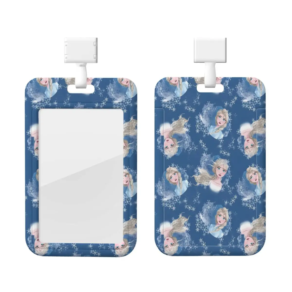 

Ремешок на заказ «Холодное сердце», защита для удостоверения личности, бейдж-карта, унисекс, Эльза и Анна, студенческий ремешок для кампуса, держатель для карт, аксессуары для удостоверений