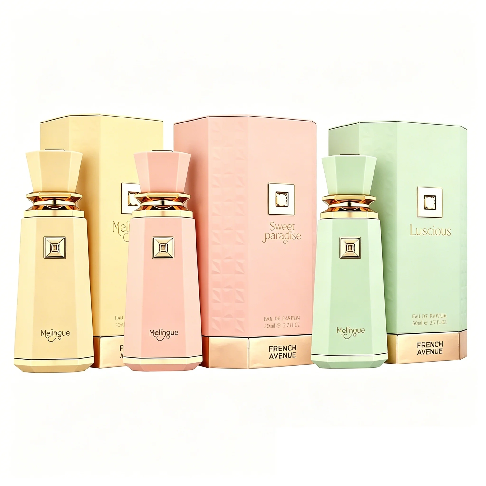 

French Avenue Sweet Paradise Womens Perfume Floral Fruity Scent Arabian Perfume Alcohol Free Long Lasting Elegant