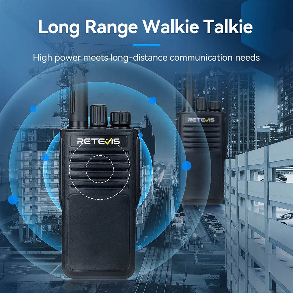 Imagem -04 - Retevis P62 Walkie Talkie 10w Poderoso Ip68 à Prova Dágua Walkie-talkies de Longo Alcance Dual Band Transceptor de Rádio em Dois Sentidos Vhf Uhf