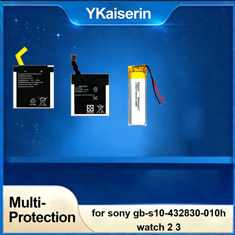 

Watch Battery Reliable Power GB-S10-353235-0100 J18405 AHB412033PS 125-420mAh For Sony GB-S10-432830-010H Watch 2 3