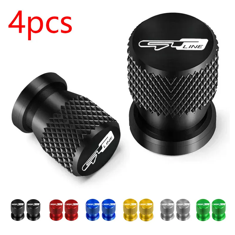 4 pçs tampas da válvula do pneu da roda do carro tampas da haste do pneu airdust à prova dwaterproof água para kia gt linha sportage ceed picanto k5 k4 k3 kx5 stonic