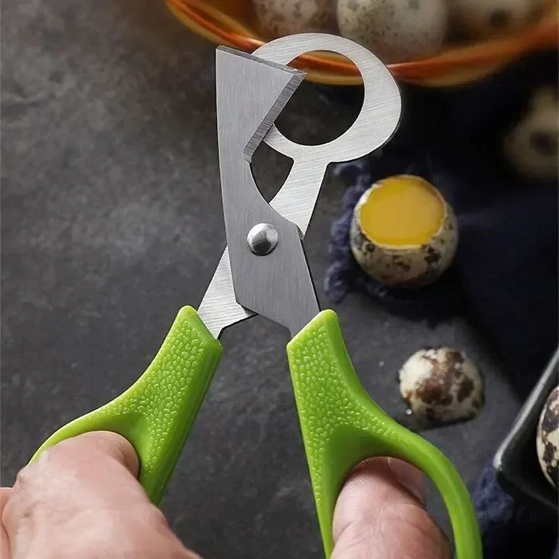 Pigeon Quail Open Crack Small Egg Shell Scissor Cut Bird Eggshell Separator Cigar Cutter Opener Tool Clipper Cracker Blade Shear
