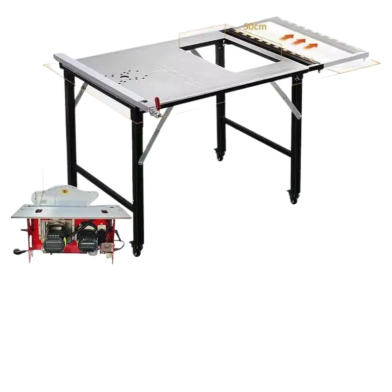 

Woodworking home improvement push-pull saw table multi-functional high-machine density stainless steel operation table