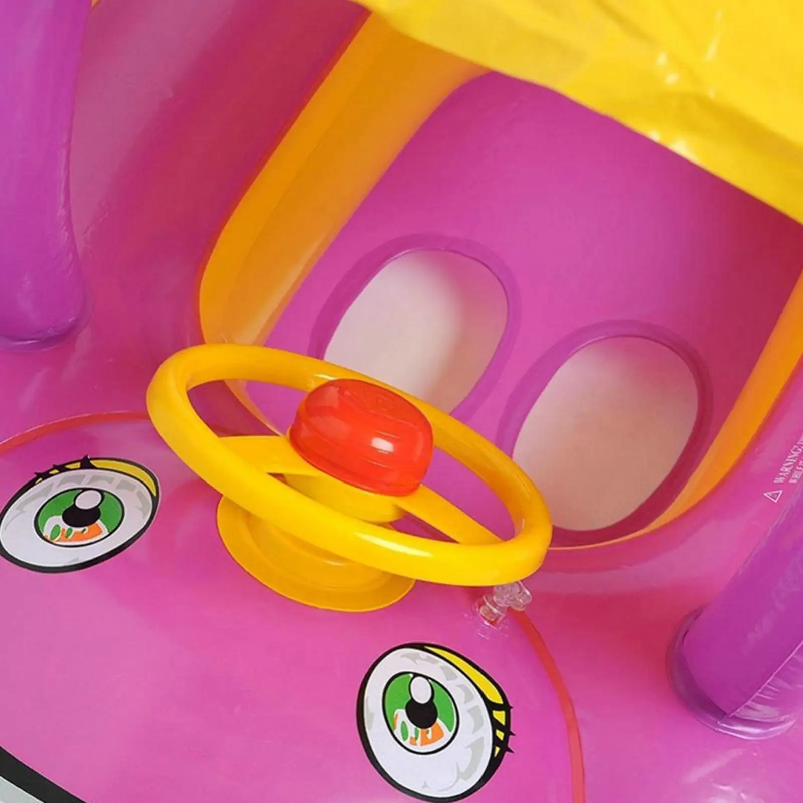 Galleggianti da piscina per bambini Galleggianti da nuoto per bambini Gonfiabili a forma di auto Baldacchino per galleggiamento Giocattoli da allenamento con parasole per la spiaggia estiva