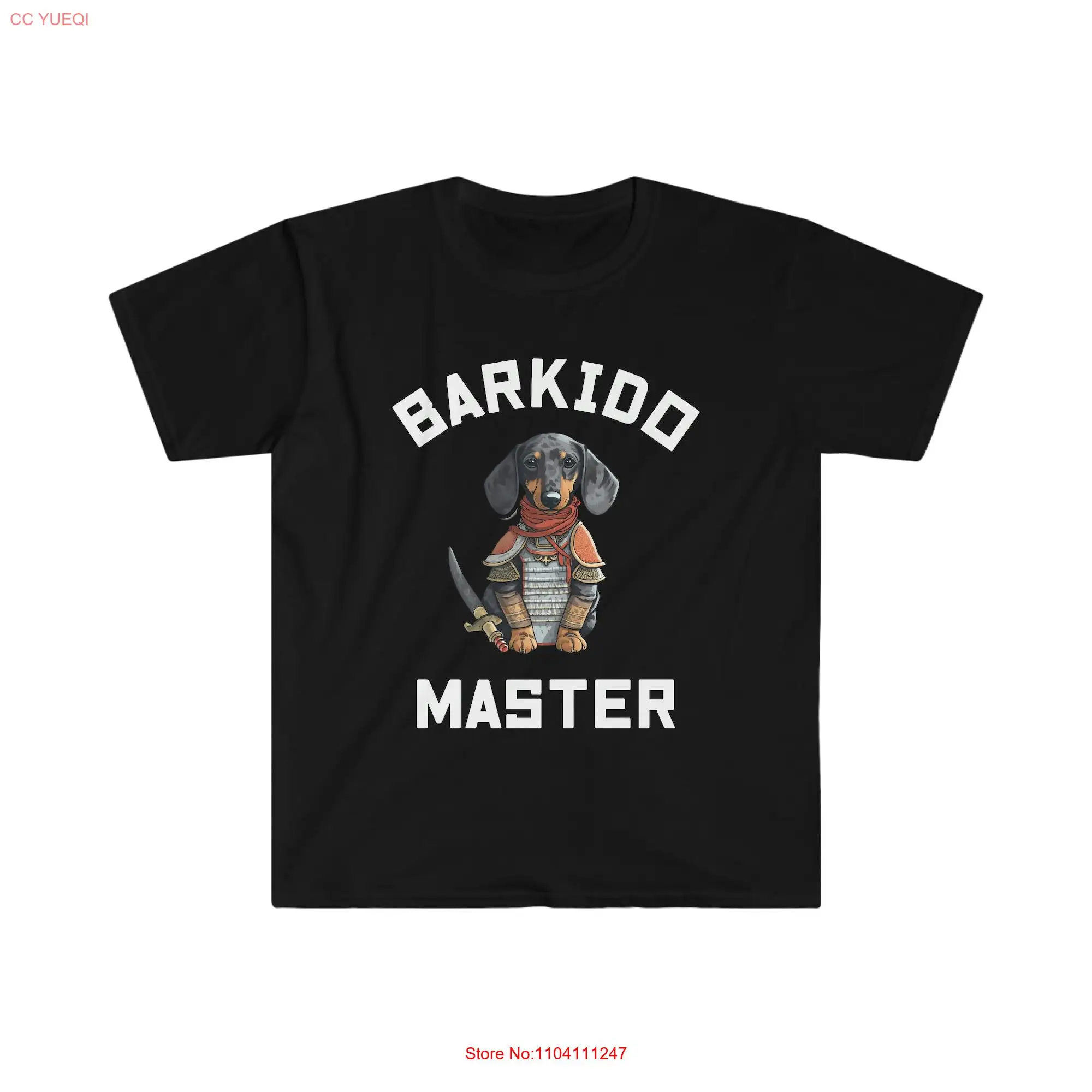 Dachshund Barkido Master T Shirt Doxie Dog Funny for Lovers long or short sleeves