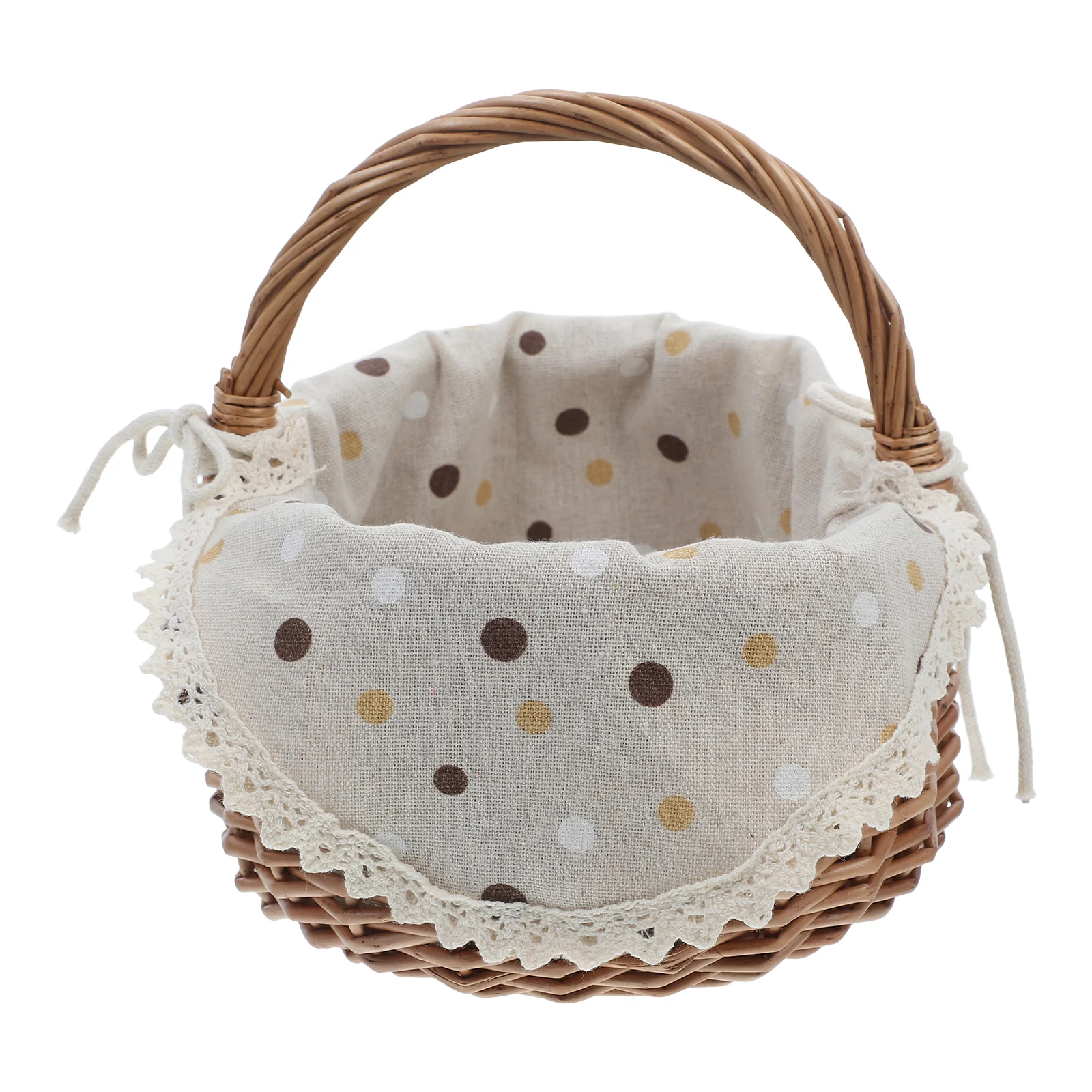 

Rattan Picnic Cute Harvest Large Wicker H Pp Storage Picnic Basket Prop Baskets Pantry Decorative Portable Outdoor