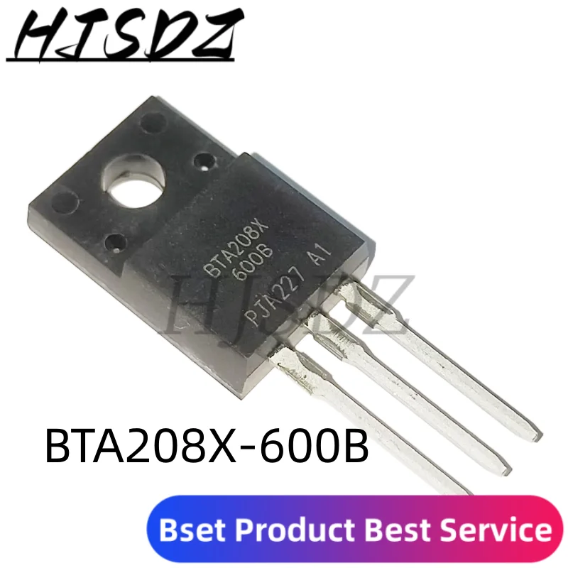 BTA208X-600B BTA208X600B bidireccional SCR 8A 600V, 10pcs100% original, TO-220F en línea, en stock