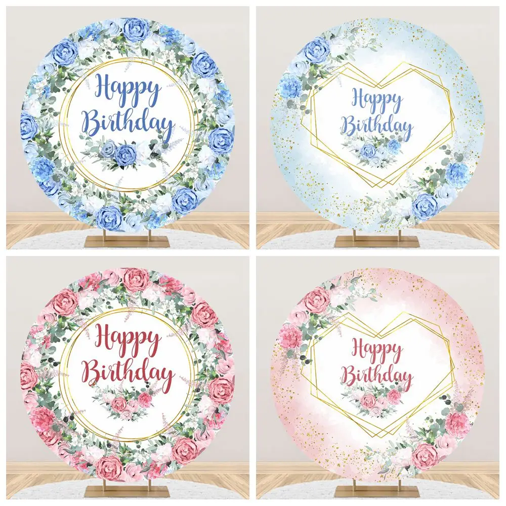 غطاء خلفية مستدير لعيد الميلاد السعيد للأطفال والكبار لتزيين حفلات أعياد الميلاد على شكل دائرة للتصوير الفوتوغرافي في استوديو الصور