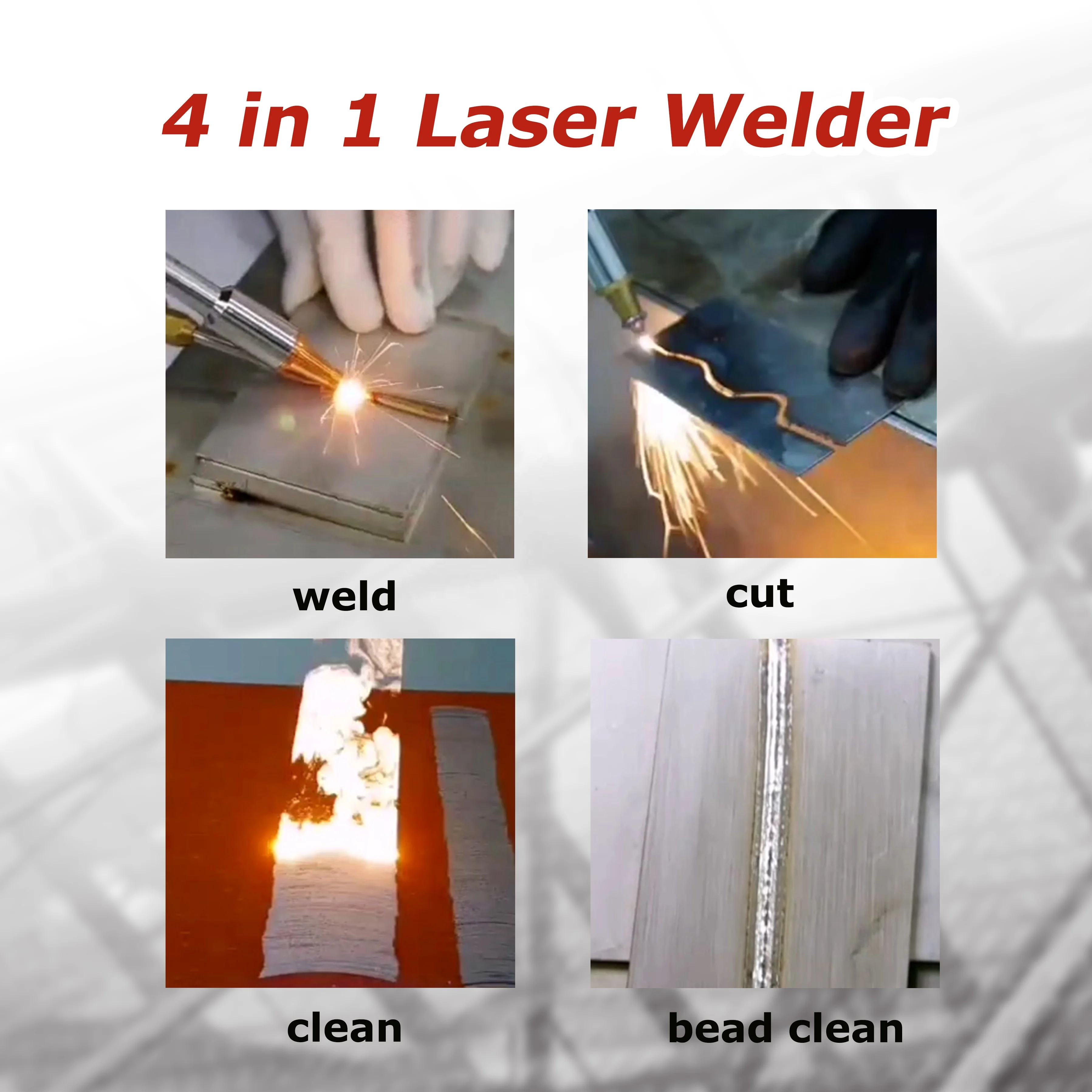High-Quality Factory-Direct Laser Welding Machines: 3-in-1/4-in-1/5-in-1 Models, Contact Customer Service for Details