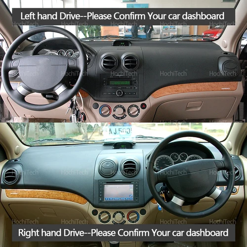 Imagen 2 del producto Cubierta de tablero para Chevrolet Aveo Kalos Lova T200 2002 ~ 2011, alfombrilla antisuciedad, parasol, protección, accesorios para coche