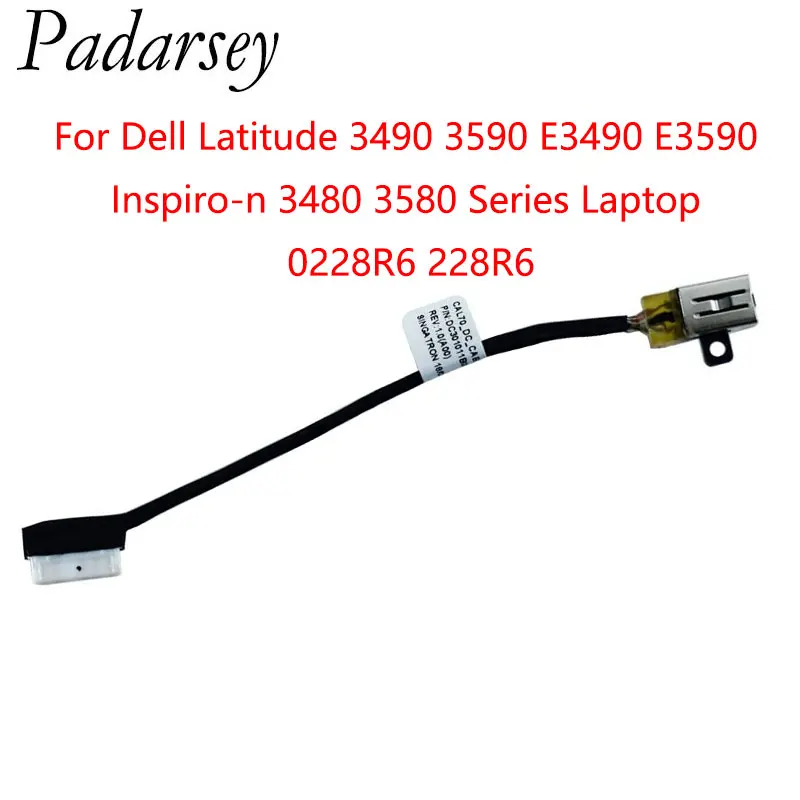 Padarsey Laptop DC-in Power Jack in Cable Socket Connector for Dell Latitude 3490 3590 E3490 E3590 Inspiro-n 3480 3580