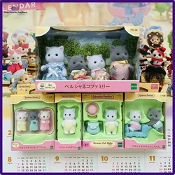 Sylvanian Familie Perzische Kat Familie Speelgoed Poedel Baby 5411 Sylvanian Families Triplet Station Schat Duel Pop Cadeau Speelgoed