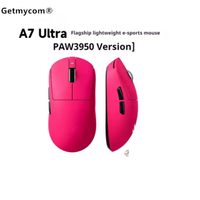 for MCHOSE A7 Ultra Lightweight Wireless Bluetooth Mouse Gaming And Office 3-Mode Professional Electronic Laptop Mouse Paw3395