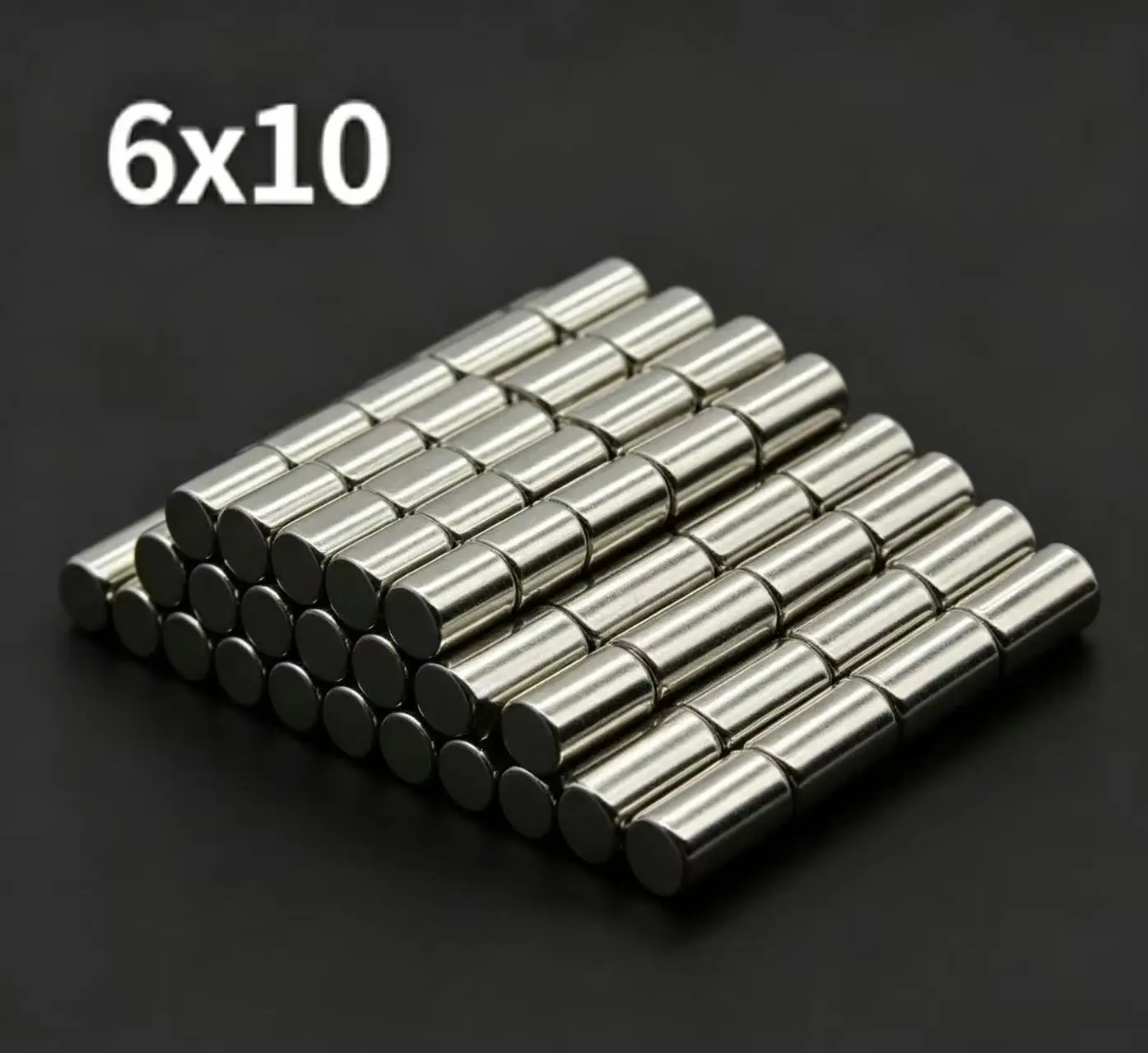 6x10mm High Strength Round N35 Neodymium Magnet NdFeB Permanent Powerful Fridge Magnets Imanes