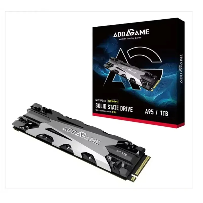 

SSD Addlink A95 8 ТБ M.2 для PS5 с радиатором 7000 МБ/с, новый