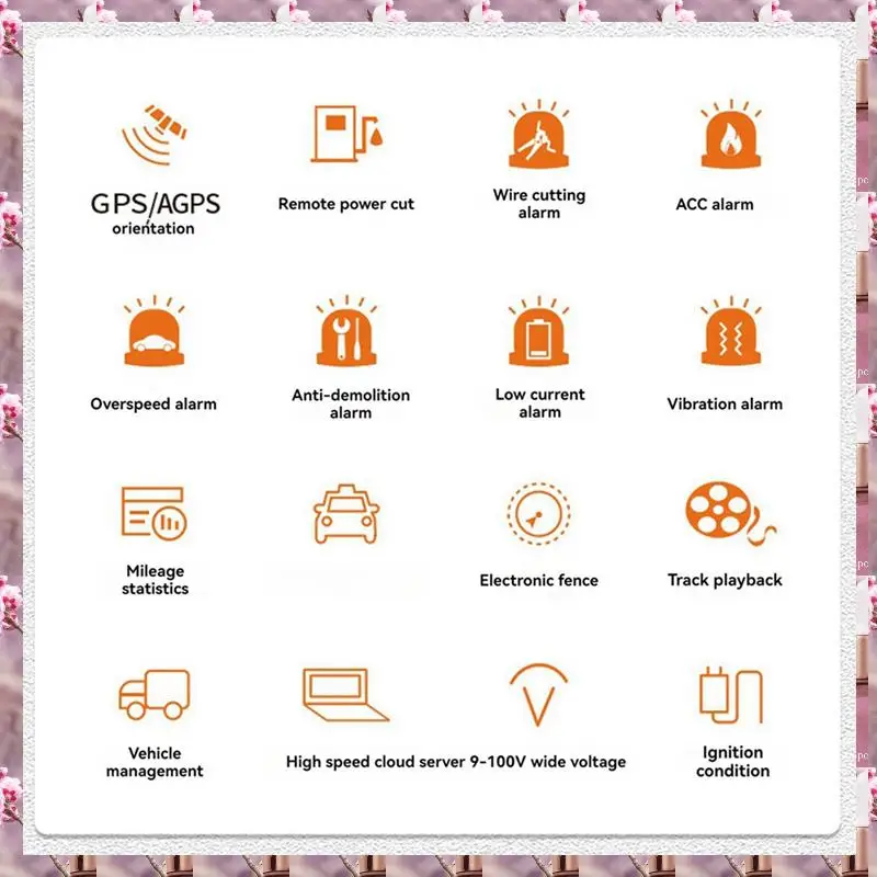 2025 T3 Car GPS Tracker 9-100V Wide Voltage Built-In Antenna Vibration Alarm System Real-Time Anti-Theft GPS Tracking,T3 Car GPS