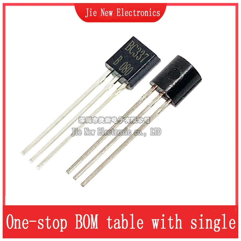 100PCS BC546 BC547 BC548 BC556 BC557 BC558 BC327 BC337 BC338 TO-92 Plug-in Transistor  Triode