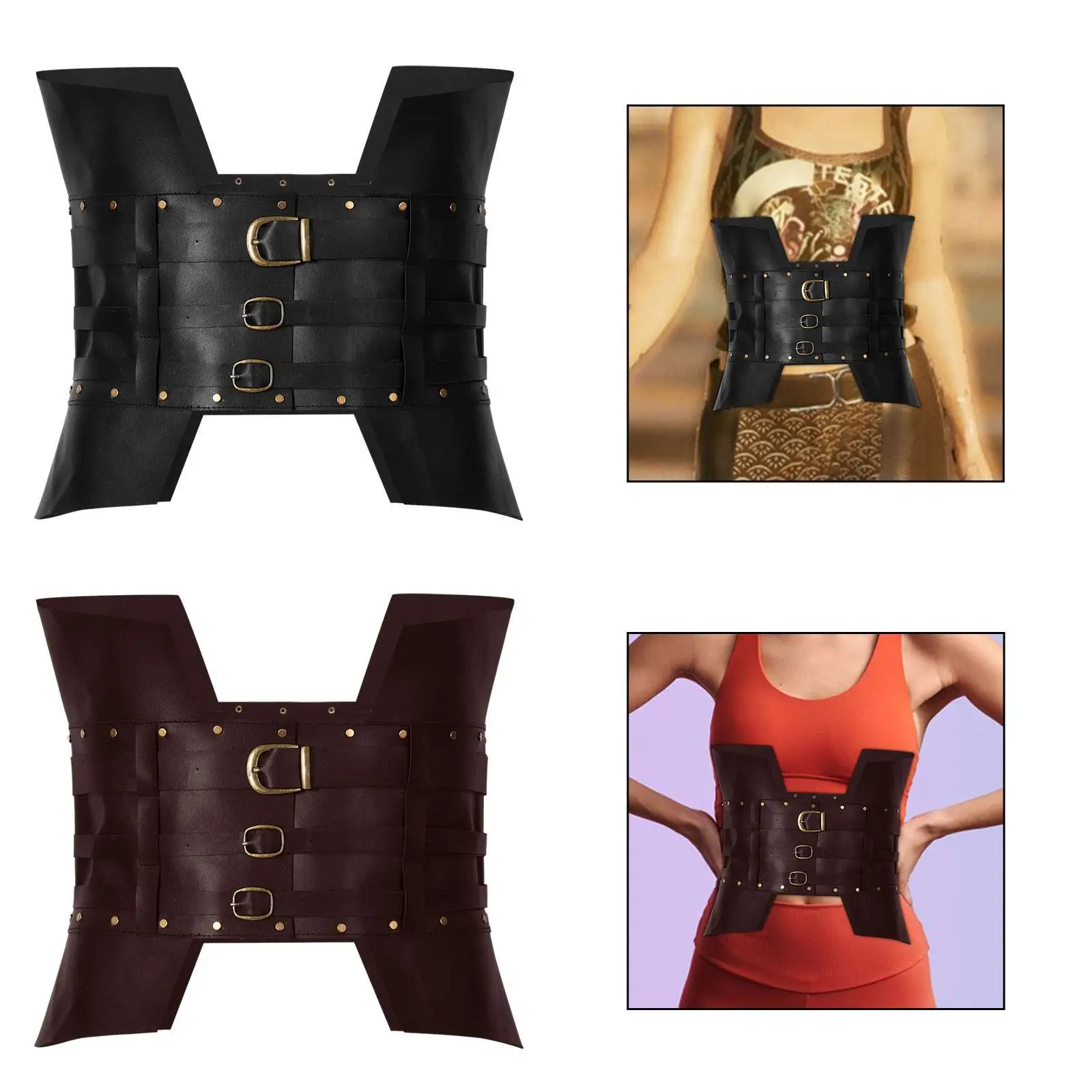 Medieval Waist Belt Waistbelt Photo Props Adjustable Cosplay Accessories Waist Protector Men Women Larp Costume Knight Waistband