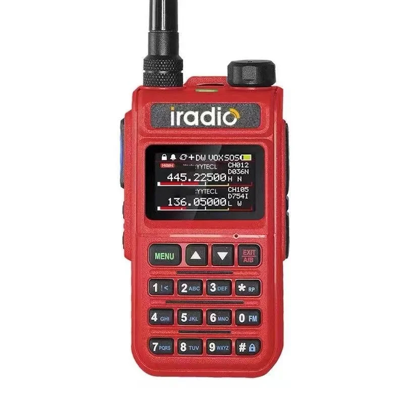 Iradio UV-5118PULS 에어 밴드, 118-660MHz, 128Ch, 5W Vox 스크램블러, 주파수 스캐너, 무선 햄 FM 워키토키, 풀 밴드