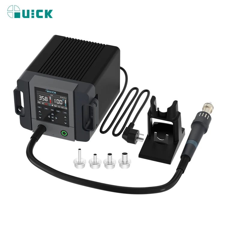 QUICK 861PRO Intelligent Hot Air Desoldering Station Anti Static 1300W For Mobile Phone Motherboard PCB Welding Repair Tool