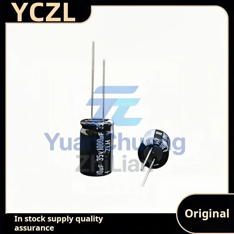10PCS new original genuine ZLH 35v1000uF imported electrolytic capacitor 12.5*20mm