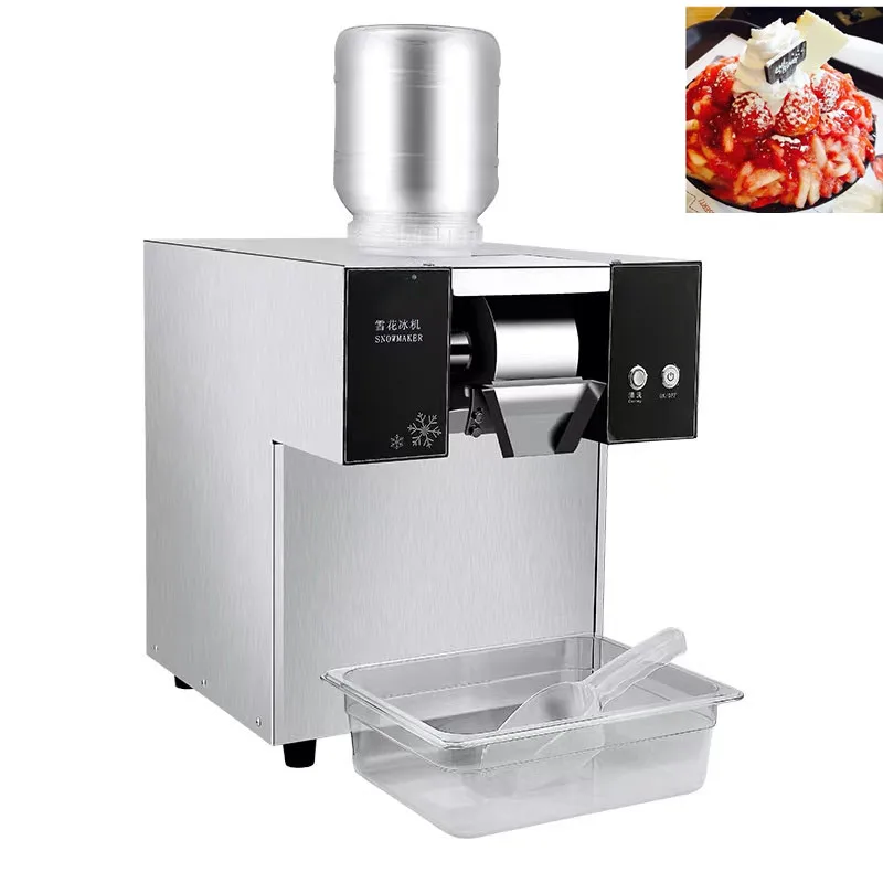 Grande potência 180kg por dia bingsu neve máquina de barbear coreia neve gelo shaver floco de neve raspada máquina de gelo