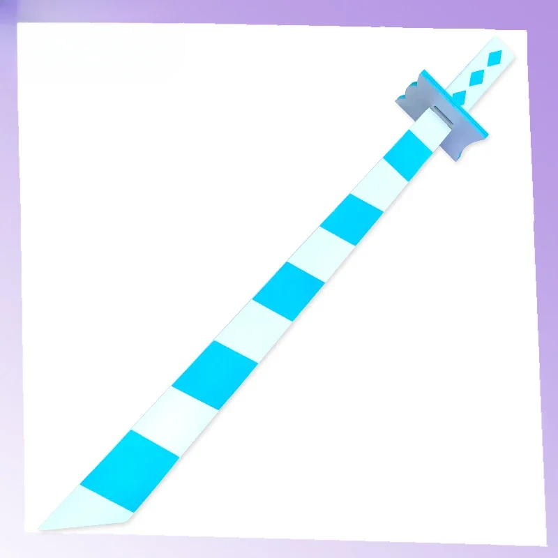 Panty & Stocking with Garterbelt Blue and White Stripes Props Sword Weapon Anime Halloween Party