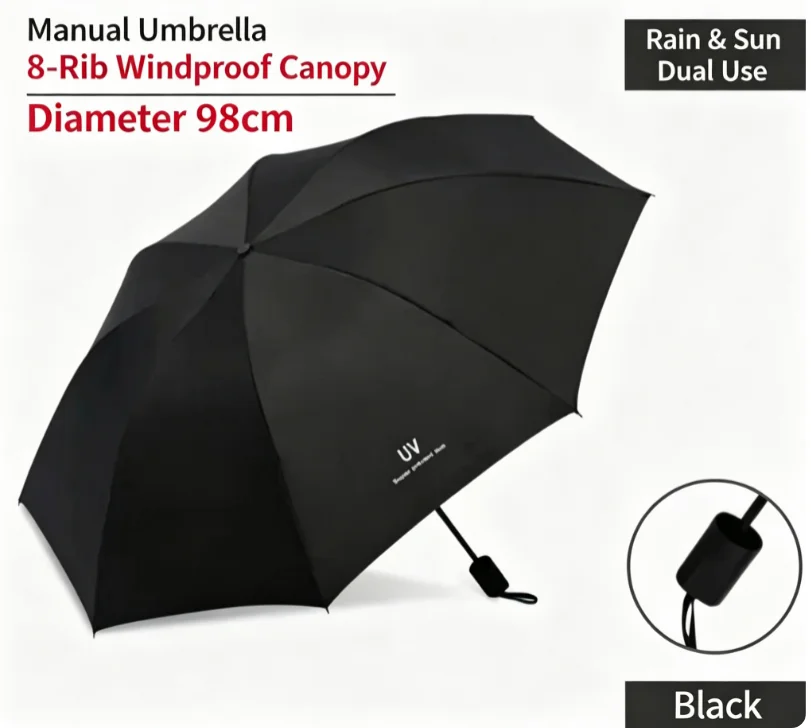Umbrellas Sun Umbrellas Cartoon Rain and Sunny Manually Folded Student Portable Umbrellas Sunshade Accessories Outdoor equipment