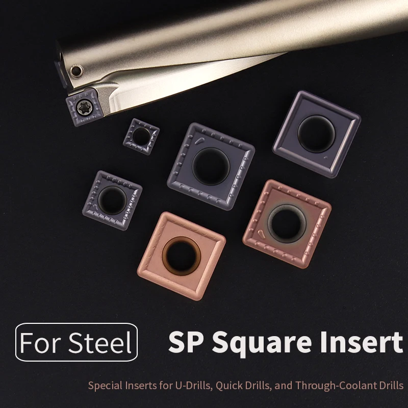 

Пластины U-сверла с высокой подачей | Серия SPMG/WCMT/WCGT | Поставка полной коробки | Насадки для U-образной дрели распылительной охлаждающей жидкости