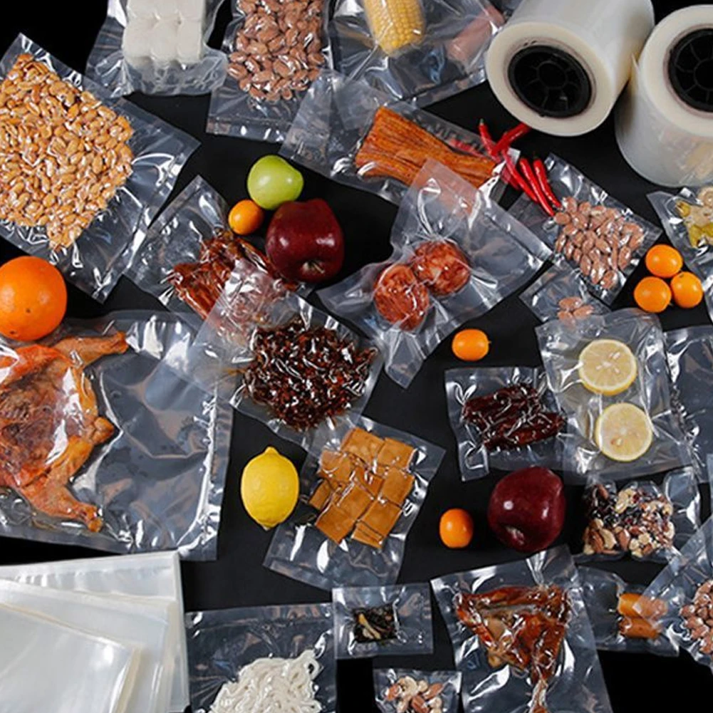 20Pcs Food Saver Bags  Food Vacuum Storage Bags Sous Vide Cooking Bags for Meat Fruit Vegetable