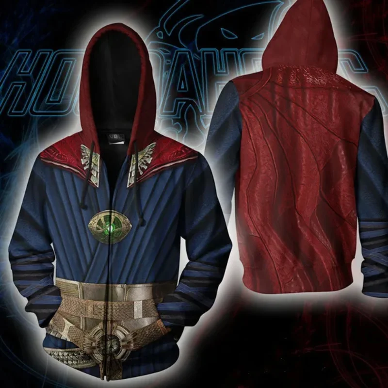 

S-4XL Movie & TV Doctor Strange Cosplay Hoodies & Sweatshirts Men Women Spring Autumn Long Sleeve 3D Print Hooded Sweatshirt
